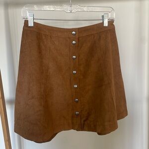 “Suede” a line mini skirt Abercrombie